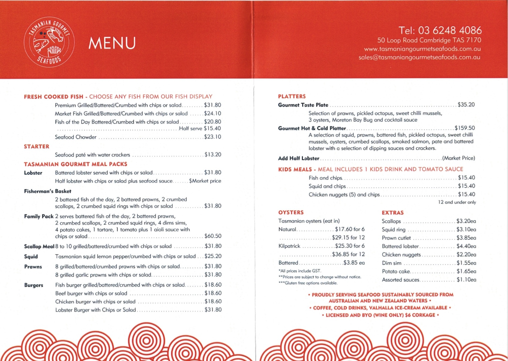 Menu 29 06 25